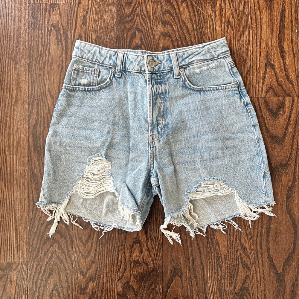 H&M Denim Distressed Women's Shorts